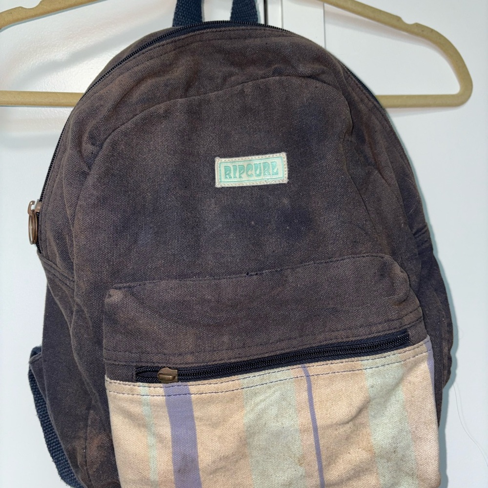 Rip Curl Black and Tan Men's Backpack